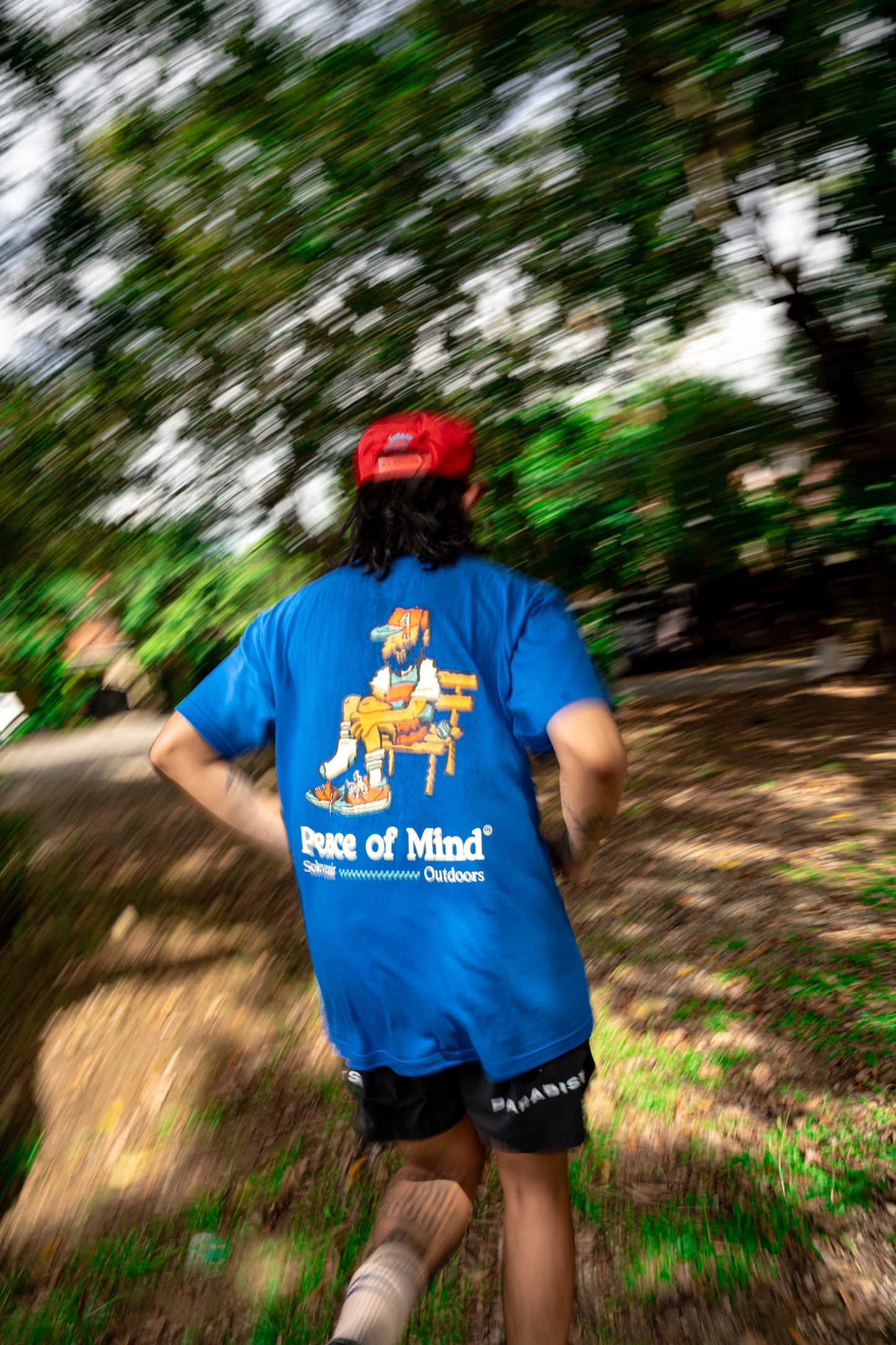 'Prep' Tee - Antibiotic Smile & Solevenir Collab (Royal Blue)