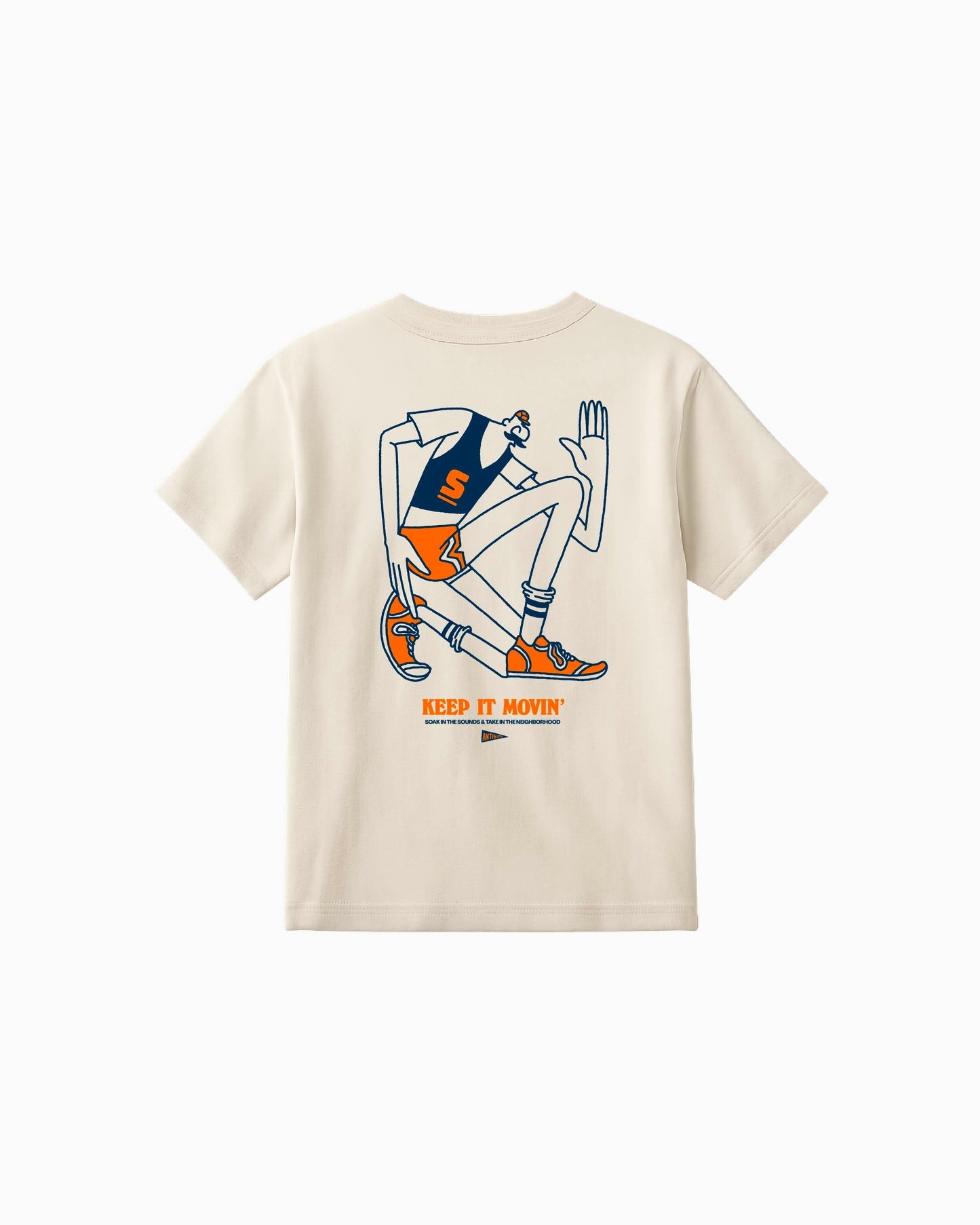 'Jog' Tee - Solevenir & Antibiotic Smile Collab (Ivory)