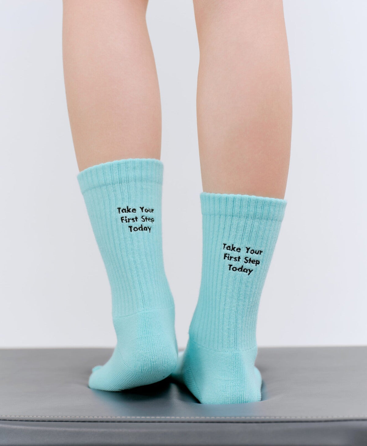 Stage-Ready Set ✦ Ballet Grip Socks + Ruff-Ruff Scrunchie