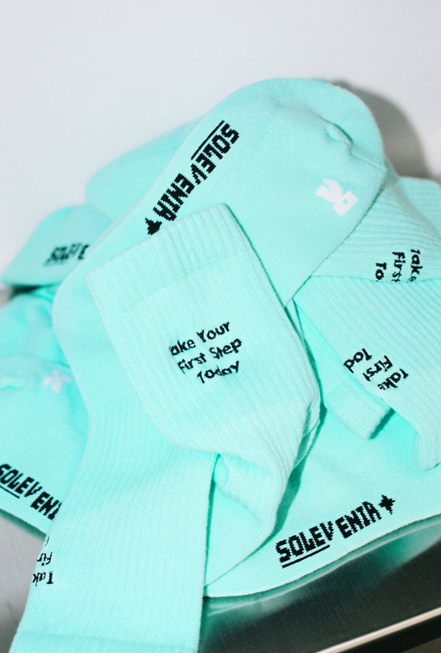 Dreamer Collab ✦ "Take Your First Step Today" Socks